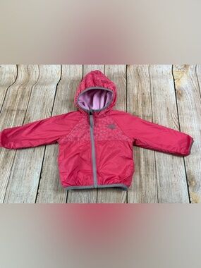 The North Face Reversible Wind Jacket Pink Baby Infant Size 12-18 Months